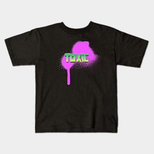 TOXIC GRAFFITI spray paint logo Kids T-Shirt